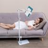 Adjustable Floor Book Stand for Reading,360 Degree Rotating Angle Cookbook Stand Music Stand,Foldable Phone Tablet Mount Holder,Heavy Duty Floor Multi-Function Bookstand view 2