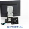 Angoily 2pcs Cold Rolled Steel Wall Bracket for Monitor Mounting Easy Installation for Home Office and and Versatile Display Stand view 3