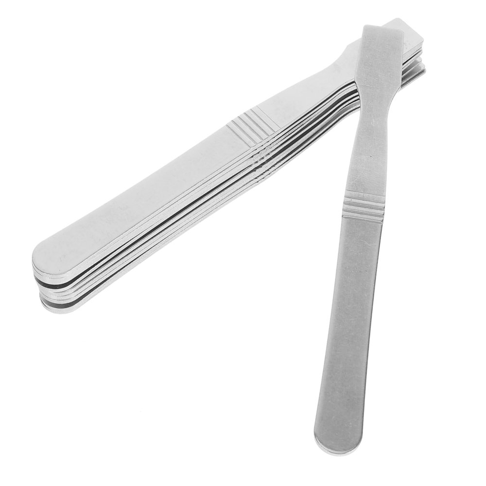 10pcs Stainless Steel Thin Edge Scrapper Blade Disassembly Tool Electronics Pry Tool