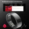 Smart Ring for Men Women Ladies Smart Health Ring Gesture Control Heart Rate Monitor Sleep Tracker Fitness Ring Pedometer Calories Step Counter IP68 Waterproof Compatible with iOS Android Phones view 3