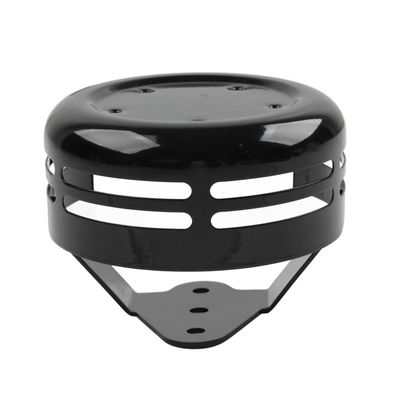 Bacar 5 Hole Point Horn Cover 1 Pc For Big Twin and for Sportster XL models 1991-up Iron Black