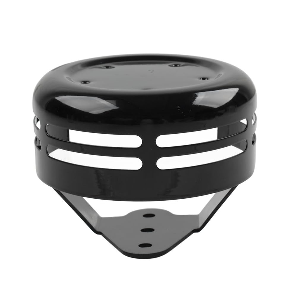 Bacar 5 Hole Point Horn Cover 1 Pc For Big Twin and for Sportster XL models 1991-up Iron Black