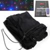 9.84FTx6.56FT LED Stage Starry Sky Cloth Stage Backdrop with Controller Foldable Drape Starlight Background LED Star Curtain for Wedding Christmas Party Club Show (9.84FTx6.56FT) view 1