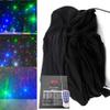 9.84FTx6.56FT LED Stage Starry Sky Cloth Stage Backdrop with Controller Foldable Drape Starlight Background LED Star Curtain for Wedding Christmas Party Club Show (9.84FTx6.56FT) view 3