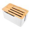 DIYEAH Cable Organizer Box Lid Cord Storage for and Cables Household Wire Management for Home Office and Hotel Capacity and Heat Dissipation view 1