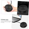 Angoily 1pc USB Omnidirectional Microphone for Video Conferencing and Streaming Audio Pickup Mic Lightweight and Flexible Design for Voice Calls Dubbing and Live Broadcasts Black view 2