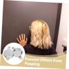 FUNOMOCYA 2pcs Door Peep Cover Plate Privacy Cover for Home and Apartment Security Wide View Peephole Door View Protector view 3