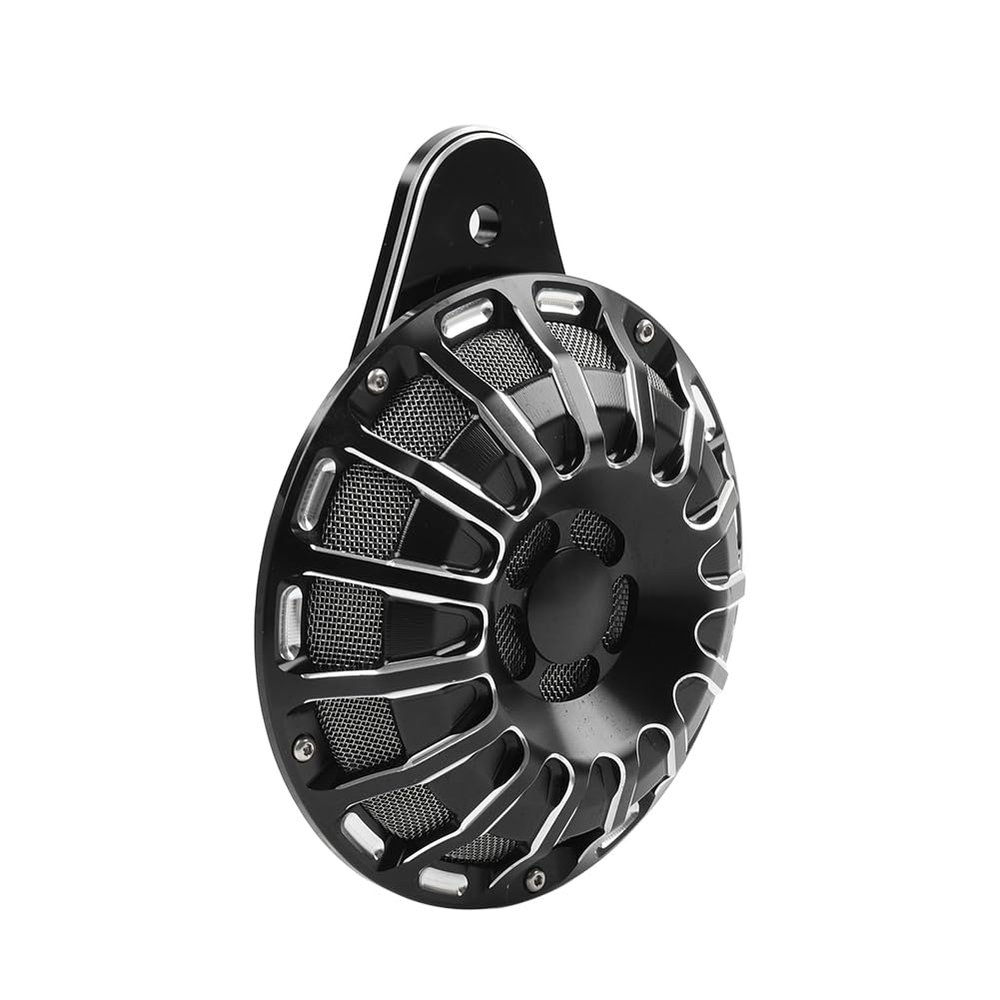Bacar 1 Pc Horn Speaker Cover Aluminum D for Harley Big Twin 91-23(For Evo/For Twin Cam/For M8)