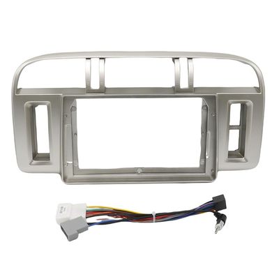 QIDALASER 9 Inch Car Frame for Nissan X-Trail T30 Xtrail 1998-2006 Android Radio Dash Fitting Panel Kit (Frame Cable)