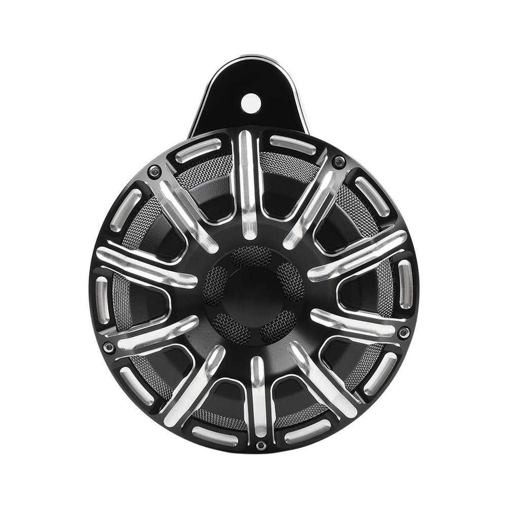 Bacar 1 Pc Horn Speaker Cover Aluminum B for Harley Big Twin 91-23(For Evo/For Twin Cam/For M8)