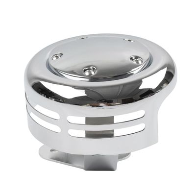 BACAR Cnwaga3 5 Hole Point Cover Horn Cover 1 Pc for Big Twin and for Sportster XL Models 1991-up Iron Horn Cover & Billet Aluminum Point Cover Chrome
