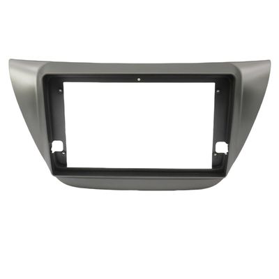 QIDALASER 9" Car Radio FasciasFrame for Mitsubishi Lancer IX 2005-2008 Android MP5 Stereo Player 2 Din Head Unit Panel Dash Installation (Gray Frame)