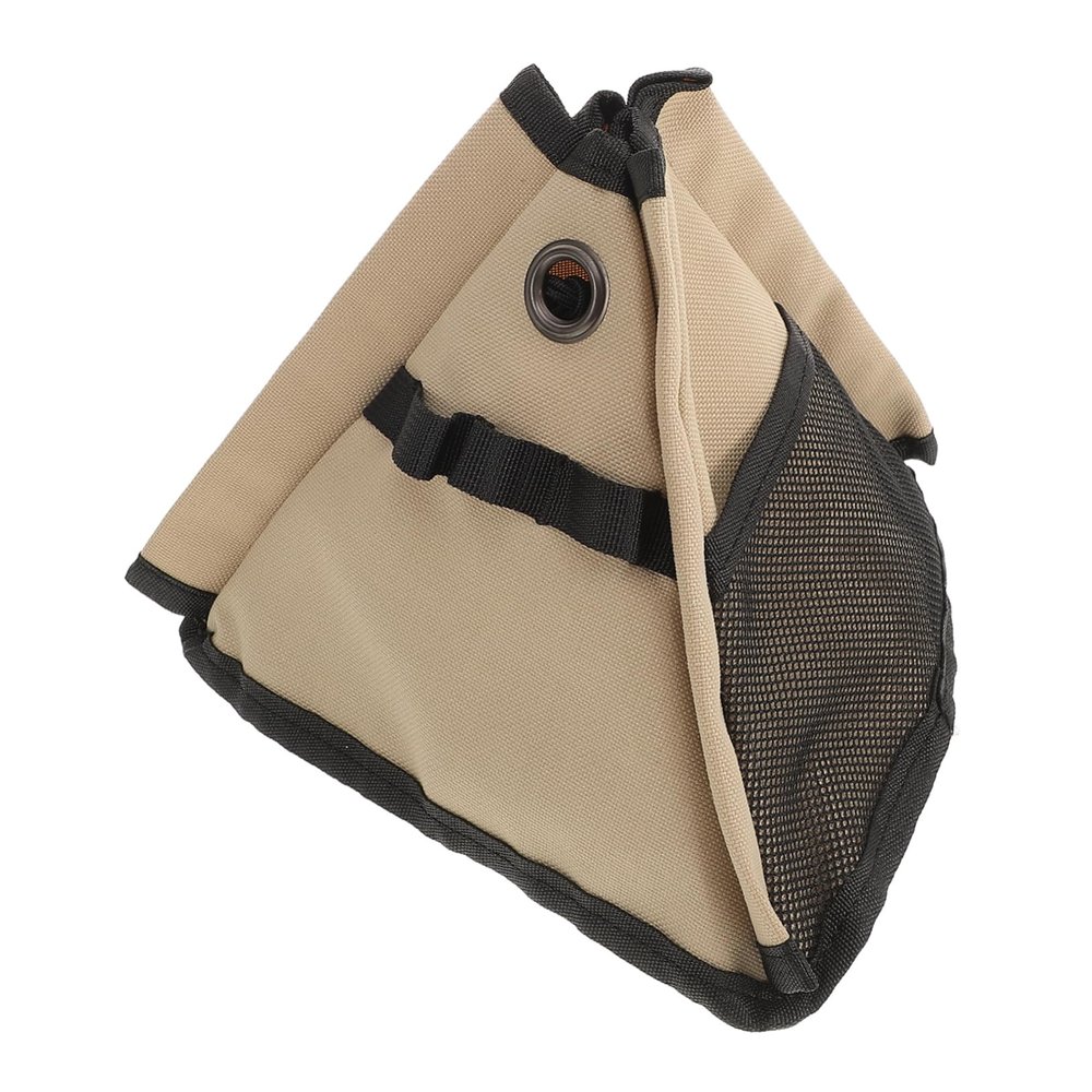 FOYTOKI Camping Canvas Bag for Handheld Fan and Towels Portable Outdoor Storage for Camping Essentials Toiletries and More Stylish and Camouflage Design