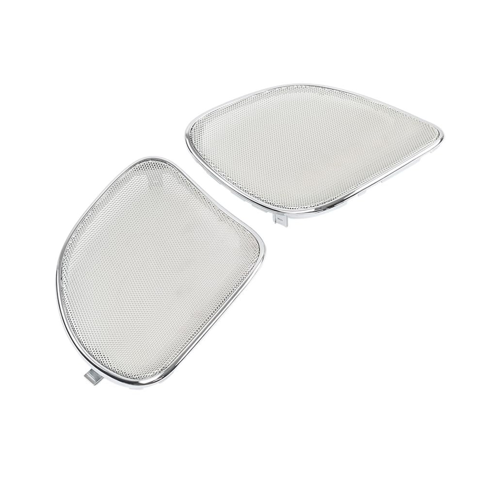 Bacar 2 Pcs Metal Inner Mesh + ABS Outer Grille Front Fairing Mesh Covers Speaker Grills XJ52-EC-8S5Z for Harley Davidson Road Glide FLTRX 15-2023