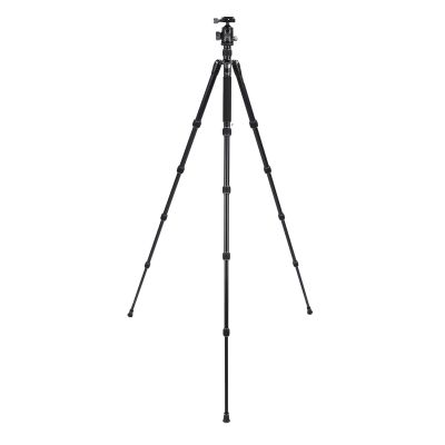 2 in 1 Aluminum Alloy Travel Camera Tripod for Easy Switch, 360 Panoramic Ball Head, Lightweight DSLR Monopod Tripod Stand with Carrying Bag for Outdoor Photography Live Streaming