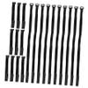 Lurrose 20pcs Hook and Nylon Cable Ties for Wire Organization Reusable Bundling Straps Black Nylon Fasteners for Cords and Hoses for Home and Garage Storage view 1