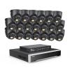ANNKE PoE Security Camera System, 16 Ports Expandable 32CH 12MP H.265+ NVR, 20x 3K/5MP Wired IP Turret Cams with Mic, Color Night Vision, AI Motion & 1CH Face Detection, Compatible with Alexa, NO HDD view 1