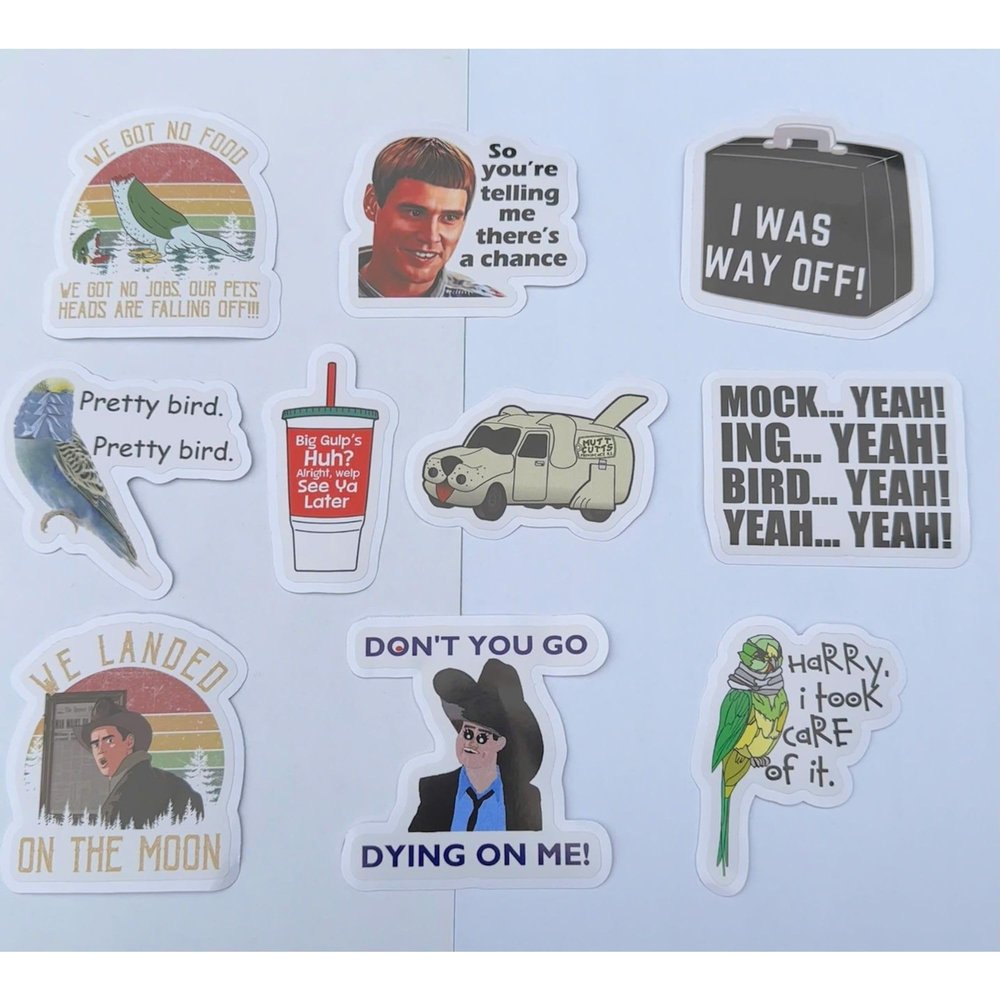10 PCS I was Way Off, Big Gulp Huh, I Took Care of It Harry Sticker 3 Inch