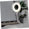 KONTONTY Flexible Hose Bedside Reading Lamp Voice Activation USB Led Book Light for Night view 3