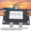 2 Way Antenna Power Splitter Dual Port Antenna Splitter 2 Way RF Splitter 136-174MHz for AIS Transponders VHF Radios with Aluminum Alloy Casing Design for Marine Systems view 2