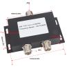 2 Way Antenna Power Splitter Dual Port Antenna Splitter 2 Way RF Splitter 136-174MHz for AIS Transponders VHF Radios with Aluminum Alloy Casing Design for Marine Systems view 4