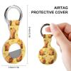 Capybara Protective Case Compatible with AirTag Silicone Case Key Finder with Keychain 2PCS view 2