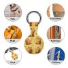 Capybara Protective Case Compatible with AirTag Silicone Case Key Finder with Keychain 2PCS view 3
