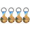 Camel Protective Case Compatible with AirTag Silicone Case Key Finder with Keychain 4PCS view 1