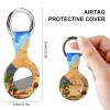Camel Protective Case Compatible with AirTag Silicone Case Key Finder with Keychain 4PCS view 2