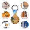 Camel Protective Case Compatible with AirTag Silicone Case Key Finder with Keychain 4PCS view 3