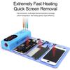 CHIPEL Smartphone LCD Screen Separator, Screen Repair Heating pad, 350W LCD Screen Separator with Parts Storage Box, DIY, Repair view 2