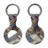 Napoleon Crossing The Alps Reproduction Protective Case Compatible with AirTag Silicone Case Key Finder with Keychain 1PCS
