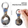 Animal Lion Love Protective Case Compatible with AirTag Silicone Case Key Finder with Keychain 2PCS view 2