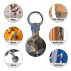 Animal Lion Love Protective Case Compatible with AirTag Silicone Case Key Finder with Keychain 2PCS view 3