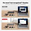 AV Access Docking Station 3 Monitors, 8K@30Hz Single Display, Triple 4K Display (2DP/1HDMI), USB-C Dock with 100W Laptop Charging, 10Gbps USB-C/A, Ethernet, Audio, SD, for MacBook/Chrome/Dell/HP view 4