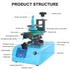 CHIPEL 360 Degree Rotating Heated Screen Separator, LCD Screen Separator, Adjustable Screen Fixing Clip, Mobile Phone Screen Back Cover Removal Tool view 2