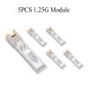 WSOLDMA 1/5/10PCS Gigabit RJ45 SFP Module - 10M/100M/1000M Adaptive, 1.25G Transceiver (5PCS 10/100/1000M) view 2