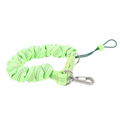 Miskall Diving Camera Lanyard Stainless Steel Spring Coiled Lanyard Diving Coil Lanyard for Underwater Diving (Green)