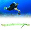 Miskall Diving Camera Lanyard Stainless Steel Spring Coiled Lanyard Diving Coil Lanyard for Underwater Diving (Green) view 4