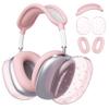 BlHMCASE Headphone Cover for AirPods Max, Cute Kawaii Bow Heart Clear Ear Cups Covers, Pink Silicone Ear Pad Case Headband Cover for Apple AirPods Max view 1