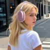 BlHMCASE Headphone Cover for AirPods Max, Cute Kawaii Bow Heart Clear Ear Cups Covers, Pink Silicone Ear Pad Case Headband Cover for Apple AirPods Max view 2