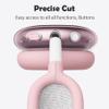 BlHMCASE Headphone Cover for AirPods Max, Cute Kawaii Bow Heart Clear Ear Cups Covers, Pink Silicone Ear Pad Case Headband Cover for Apple AirPods Max view 4