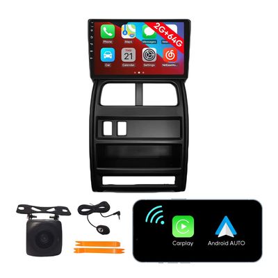 [2G 64G] Android Car Stereo FM Radio Carplay Android Auto 9" Touchscreen Headunit Media Player with Backup Camera for Proton Saga 2016 2017 2018