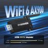CY-SUZON WiFi Adapter for Desktop PC, AX900 USB WiFi 6 Adapter with 5GHz/2.4GHz Dual Band, OFDMA, MU-MIMO, WPA3,Bulit-in Driver for Windows 10/11 view 4