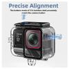 KETOPKIN Horizontal and Vertical Shooting Dive Case for Insta360 Ace Pro 2 Camera,Underwater 45M/148FT Waterproof Case with Quick Release Mount (Not Fit Ace Pro 2 Octagon Lens Camera) view 4