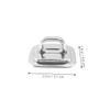 HOMSFOU 4pcs Laptop Security Anchor Base Plate for Anti-Theft Cable Locks Firm Design for Office and Travel Use Easy to Operate External Lock for Notebook Protection view 2
