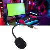 Gaming Headset Microphone, Detachable Microphone Game Mic Replacement for Barracuda X, Plug and Play, 3.5mm Gold Plated Curved Plug view 3