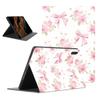 Aesthetic Pink Bow Flowers Tablet Case for Samsung Galaxy Tab S8/S7 Plus 2022/2020 S7 FE 2021 Case 12.4",Girly Kawaii Cute Cases PU Leather Shockproof Protective Cover Funda for Women Girls Boys view 1