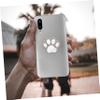 Uonlytech Cat Paw Shape Makeup Mirror Rhinestone Zinc Alloy Phone Charm view 2