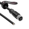 Alvin's Cables M8 8 Pin Female A-Code to Open End Power I/O Cable Drag-Chain Shielded for Baumer CX Series VCXG VCXU VCX.XC Camera Industrial Automation Sensor Systems 6.56ft/2m view 1